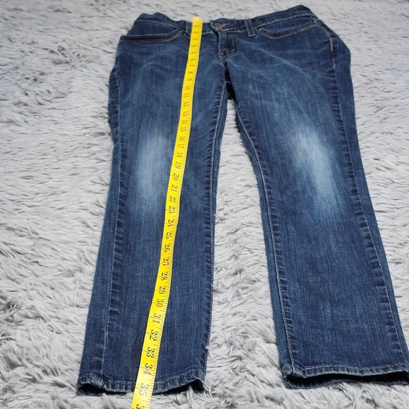 Levis 529 Jeans Womens Size 28x30 Curvy Skinny Leg Blue Denim Mid‎ Rise W28 L30 - Picture 11 of 15